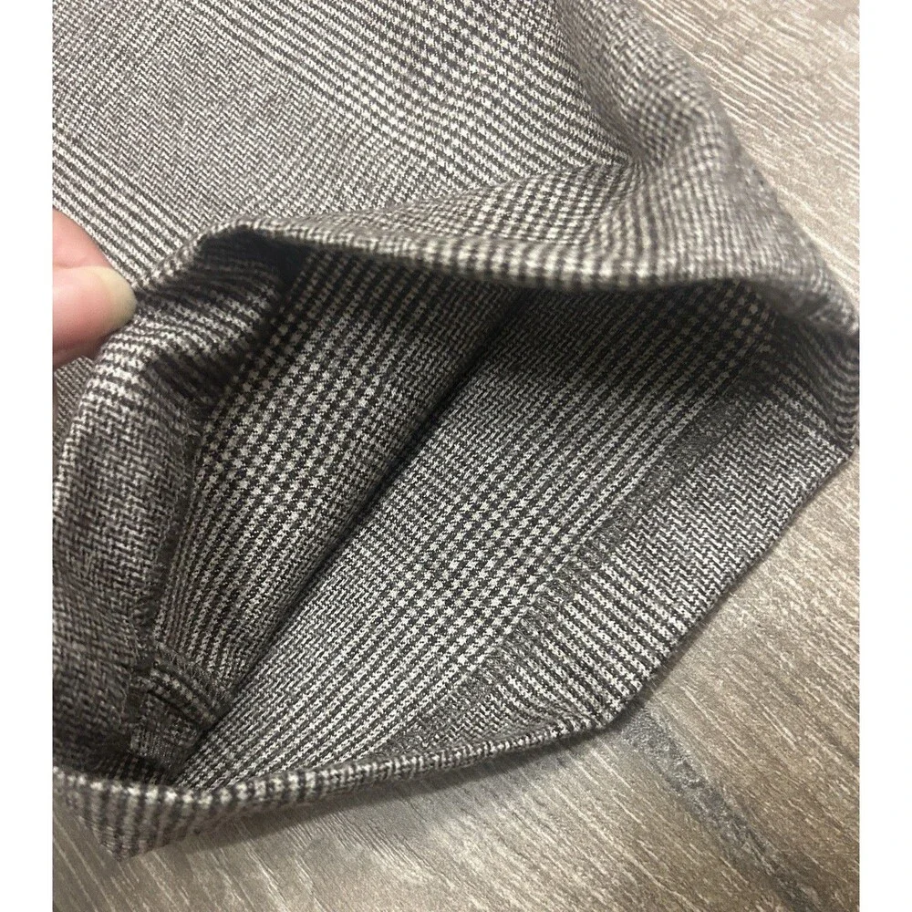 Banana Republic Pants Men 38x34(FIT 38x33) Glen Plaid Vitale Barberis Wool